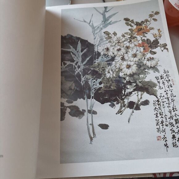 Chinese Paintings by Li Jianchen Piantings HC DJ Very Rare! Watercolor Art Book - Picture 12 of 16